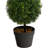 Artificial Triple Ball Boxwood Topiary Tree with Pot for Indoor Decor