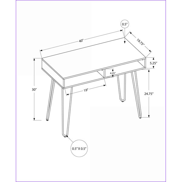 Dimensions du produit