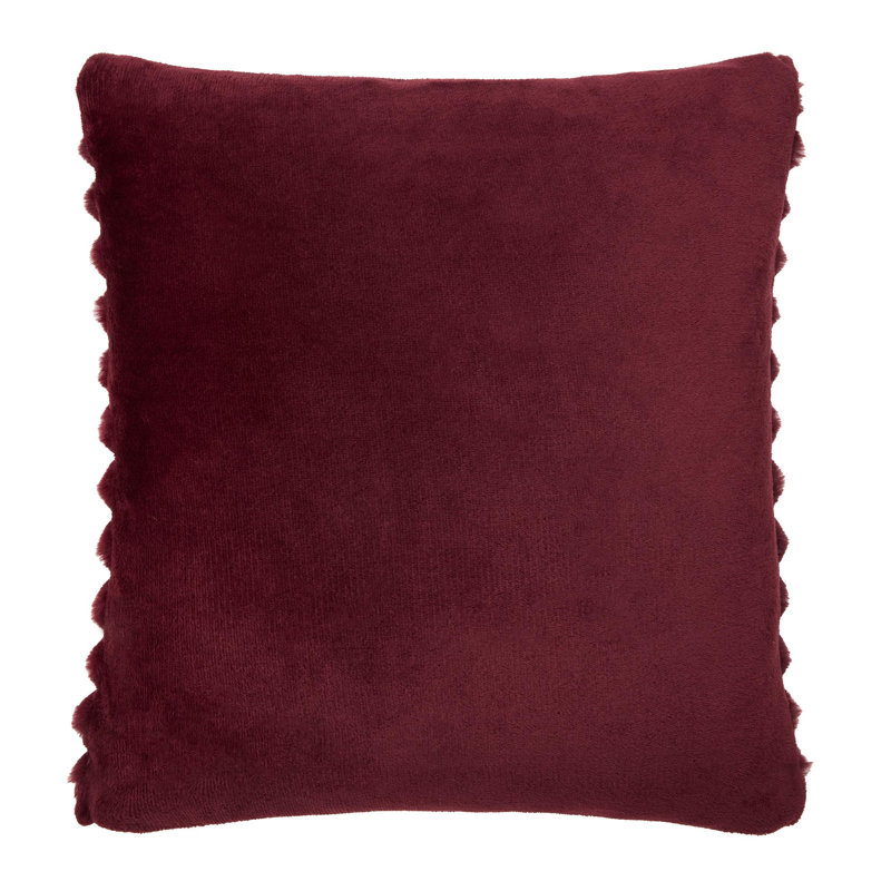 Burgundy Square Cushion