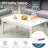 43" All-Weather Aluminum Patio Coffee Table-967340365