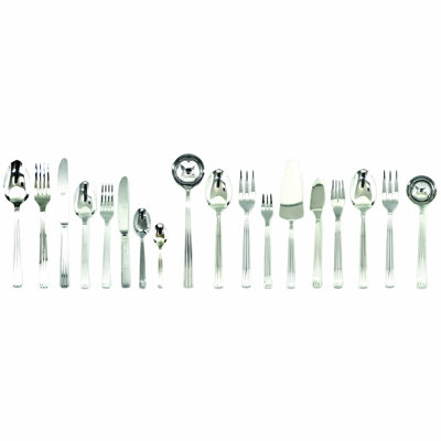 Sole Flatware Set - 151 Pieces - Stainless Steel