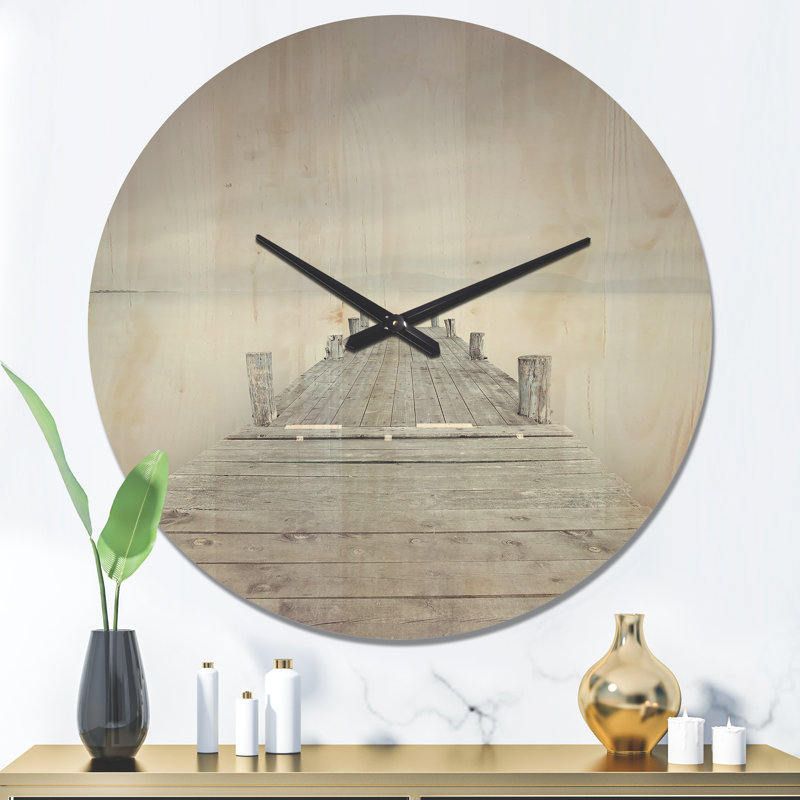 Horloge murale en bois, Grand