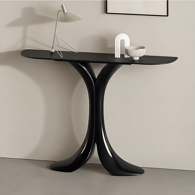 Console moderne et simple., Noir, H 33,4 po x l 59 po x P 11,8 po