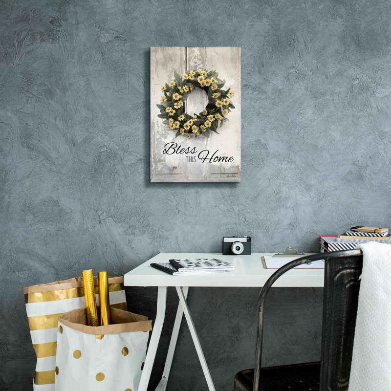 Trinx «Bless This Home» par Lori Deiter, H 18 po x l 12 po x P 0,75 po