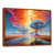 Brown Floater Framed