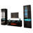 Azniv 110.2" Modern Entertainment Center with Electric Fireplace, High Gloss Finish, Media Storage-1500566984