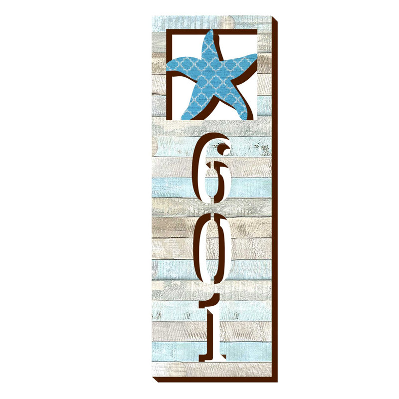 Plaque d'adresse Starfish 1-Line, Oui