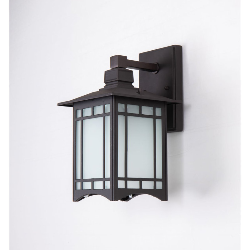Lanterne murale d'extérieur 1 lumière noire