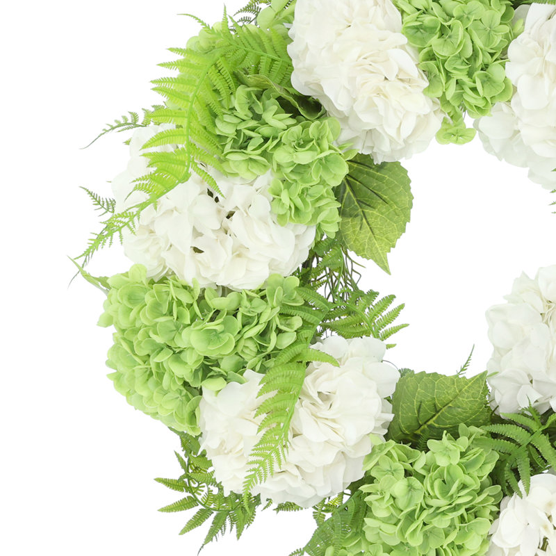 Sofia 24" Hydrangea Wreath with Ferns
