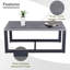 Nazime Rectangular 47" L x 26" W Outdoor Steel Coffee Table-452790897