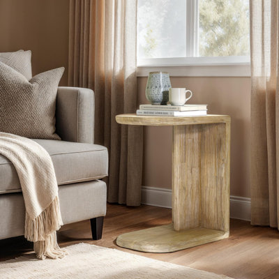 Nabesna Hina C-Shaped Side Table