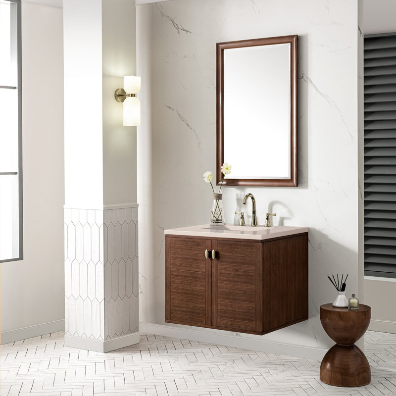 Amberly Single Vanity, 30", Eternal Marfil, 8" Widespread