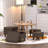 Alvena 18.5" Wide Rectangle Storage Ottoman With Tray Tops-1003995204