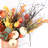 Artificial Fall Autumn Pumpkin Flowers Arrangement in Pot
