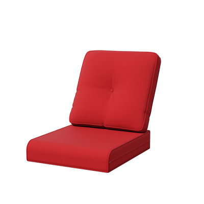 Adwin Outdoor 4"Deep Seat&Back Cushion Set With Olefin Fabric (Cushions Only)