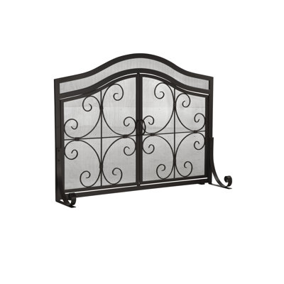 6 Cabinet Steel Fireplace Door