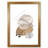Abstract Geometric Pebble - Single Picture Frame Print-39168494-39168493
