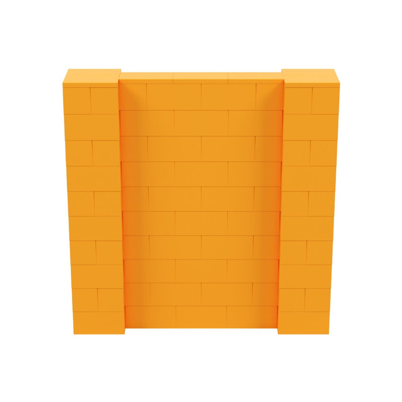 Ensemble mural de blocs géants 7 'T, H 60 po x l 60 po x P 12 po, Vert