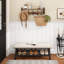 Portemanteau mural avec rangement-720414355