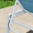 Outdoor Rust-Resistant Metal Chaise Lounge with Table-1571226082
