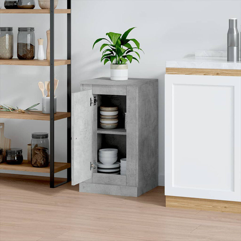 Leelo 37.5cm Sideboard, Concrete Grey