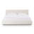  Cream Upcycled Linen King Bed