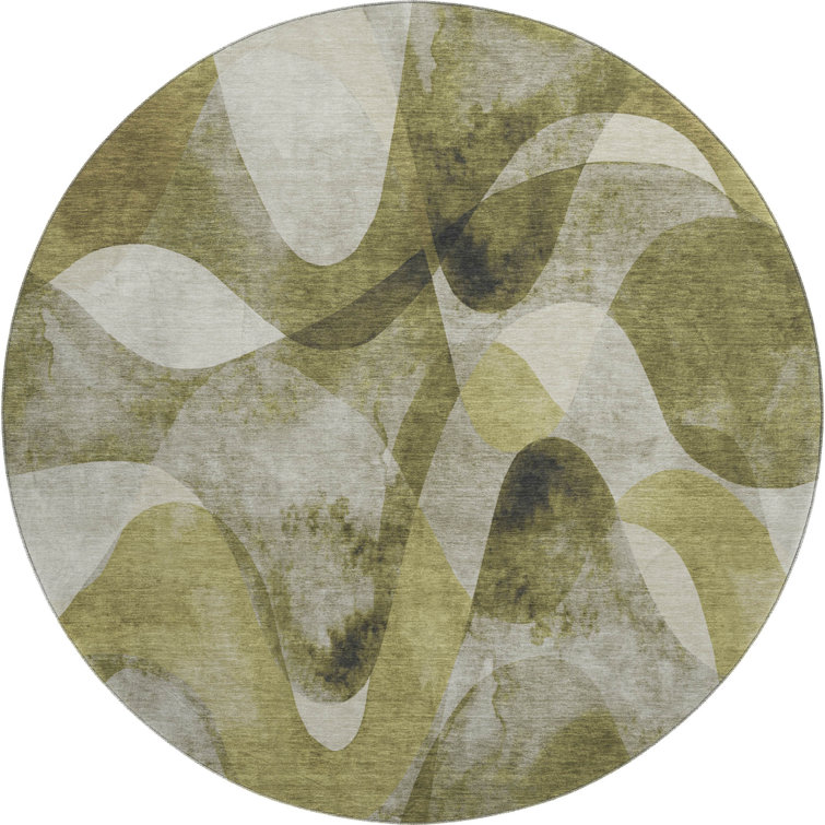 Mahenoor Area Rug with Non-Slip Backing