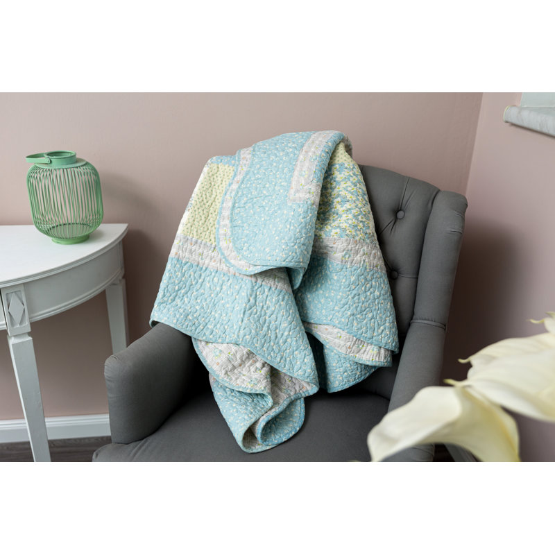 Derouen Patchwork Bedspread, 200 x 250 cm