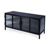 Hoxton Ribbed Glass Tv Stand