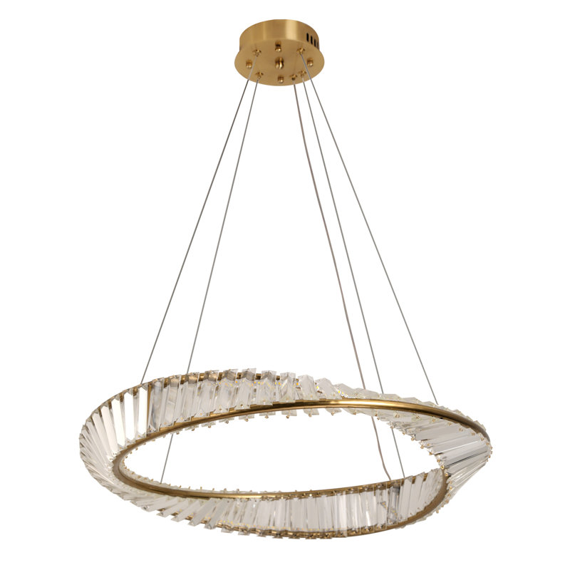 Achanti 1 - Light LED Chandelier, 115cm H x 58cm W x 58cm D