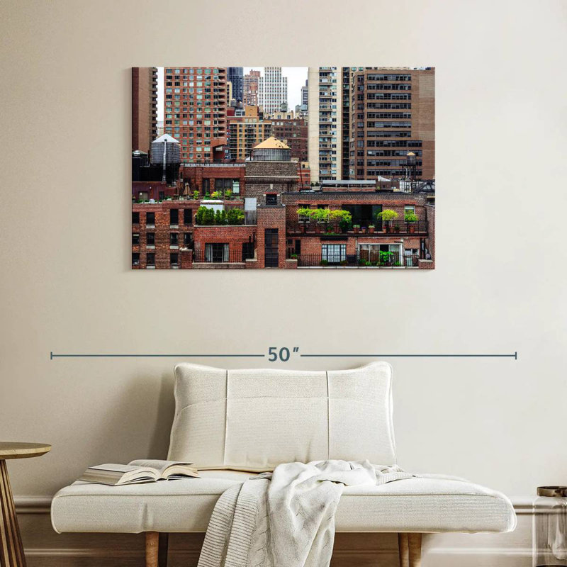 Lilie NYC Rooftop Garden, H 26 po x l 39 po