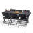 Starr Round 5- Piece 4- Person 90cm L Table Set