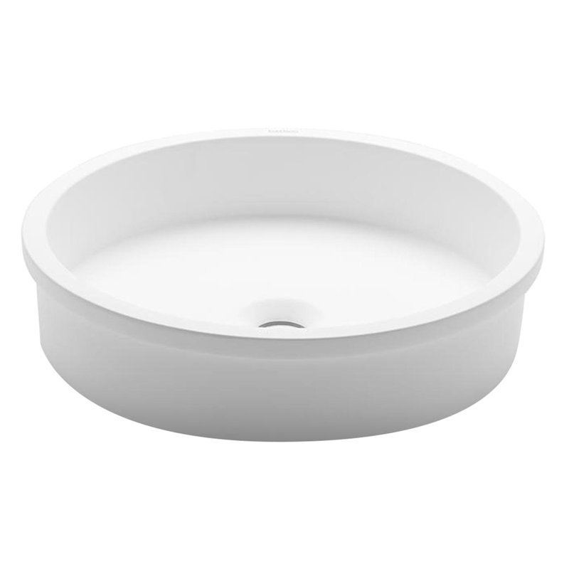 Secret Bath Brest 16.5 " Solid Surface Oval Bathroom Sink