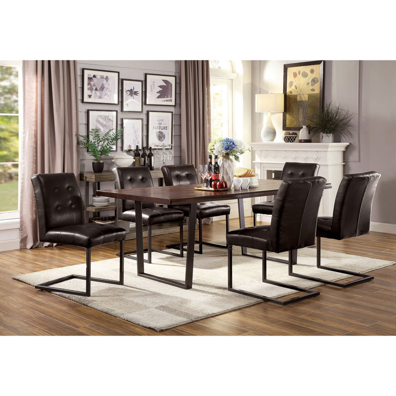 Cascannon Solid Wood Top Dining Table