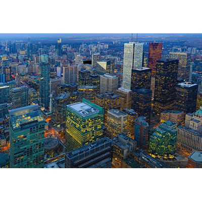 Toronto City - Wrapped Canvas Print