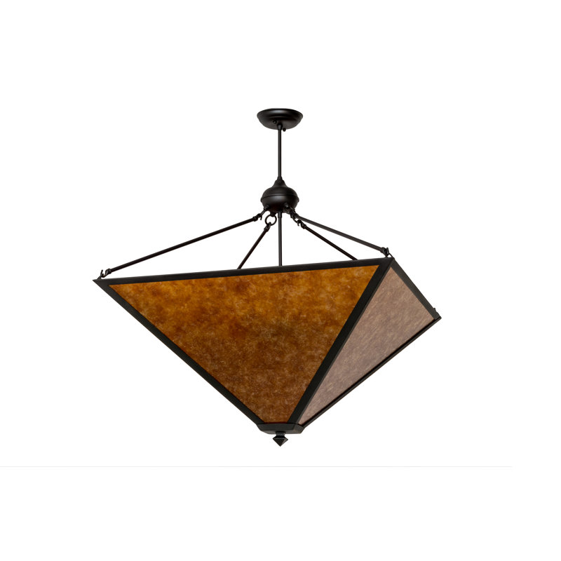 Luminaire suspendu unique et spectaculaire à 4 lumières Mission Prime