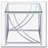 Brianne Chrome Square Glass Top End Table