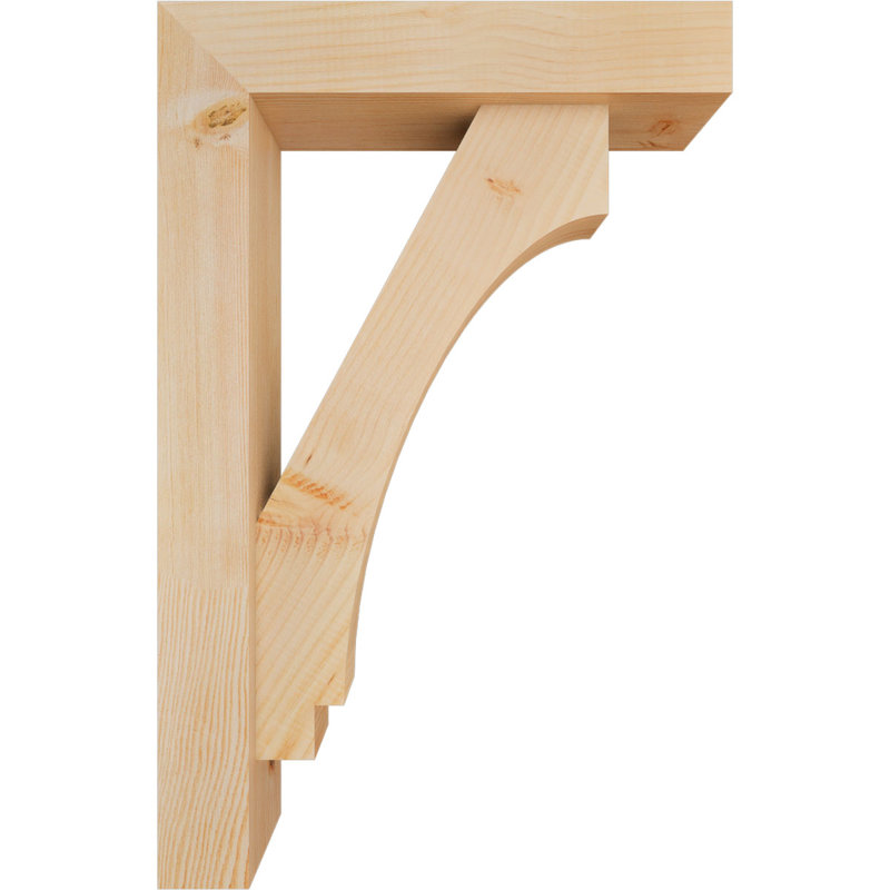 Support de bloc impérial avec entretoise décalée, 34 x 22, Sapin Douglas de l 5 1/2 po (lisse)
