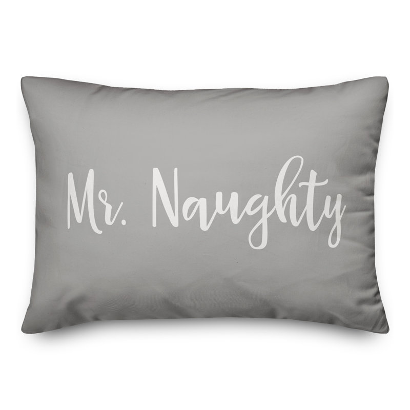  Coussin Mr. Naughty, Gris