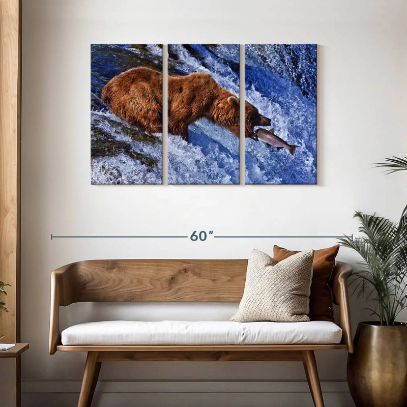 Brampt Bear Hunting, 28" H x 45" W