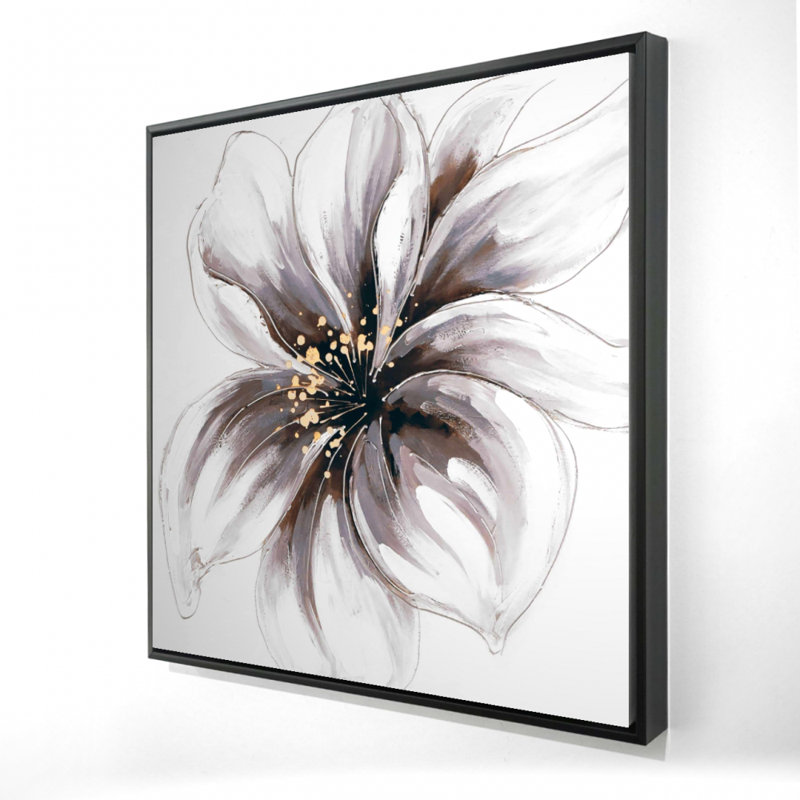 Purple Orchid - Floral Canvas Art for Living Room Decor