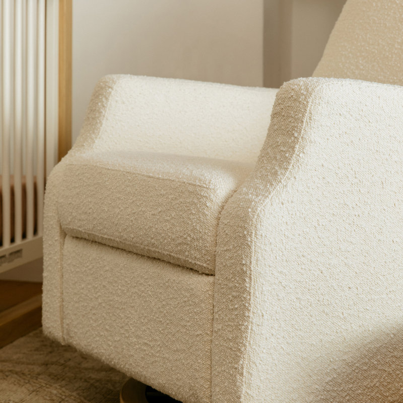 Crewe Recliner and Swivel Glider, Ivory Boucle