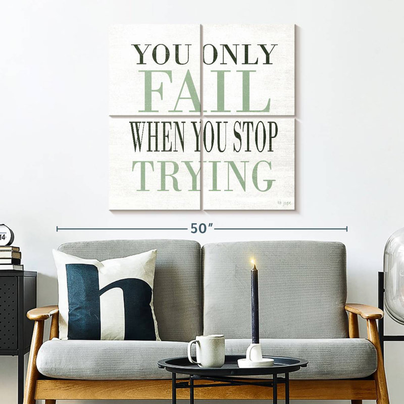Don't Stop Trying, 32" H x 32" W