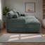 Canapé surdimensionné double de 83,5 po, canapé-lit moelleux en fausse fourrure de lapin avec ports USB, porte-gobelets et coussins de soutien, lit de jour rembourré pour le salon-1324876943