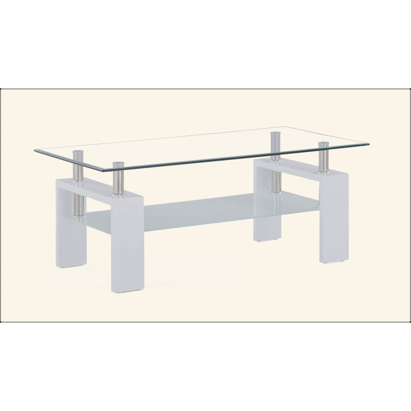 TABLE BASSE MARSHALL, Blanc