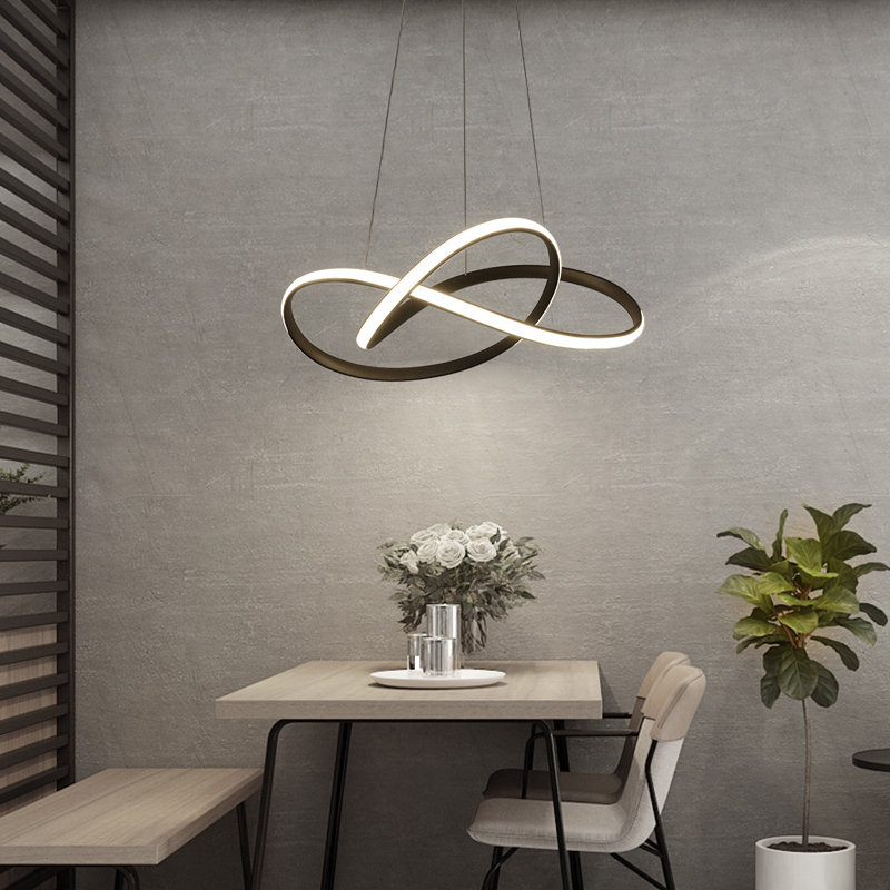 1 - Light Natural LED Chandelier Pendant, 120cm H X 70cm W X 70cm D