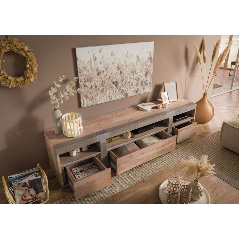 Amsterdam Unfinished TV Stand, 220cm