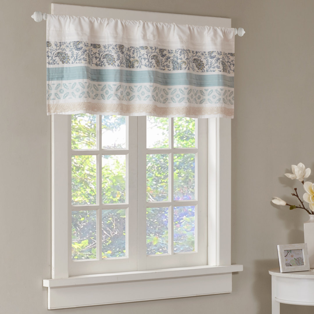 Dawn Printed and Pieced 50" Single Window Valance Madison Park 