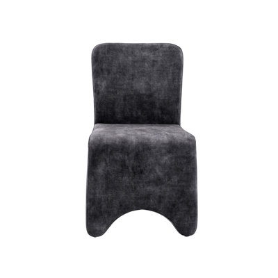 Cid Lou 19 Inch Side Dining Chair Set Of 2, Polyester, Panel Frame