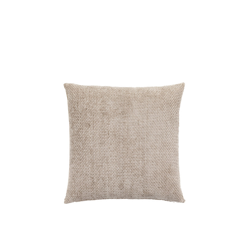 Farrelly Square Throw Cushion, Cream